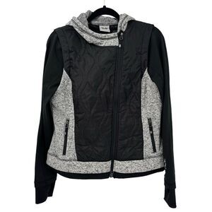 Harley Davidson  Moto Style Hoodie Jacket‎ Black/Gray Medium